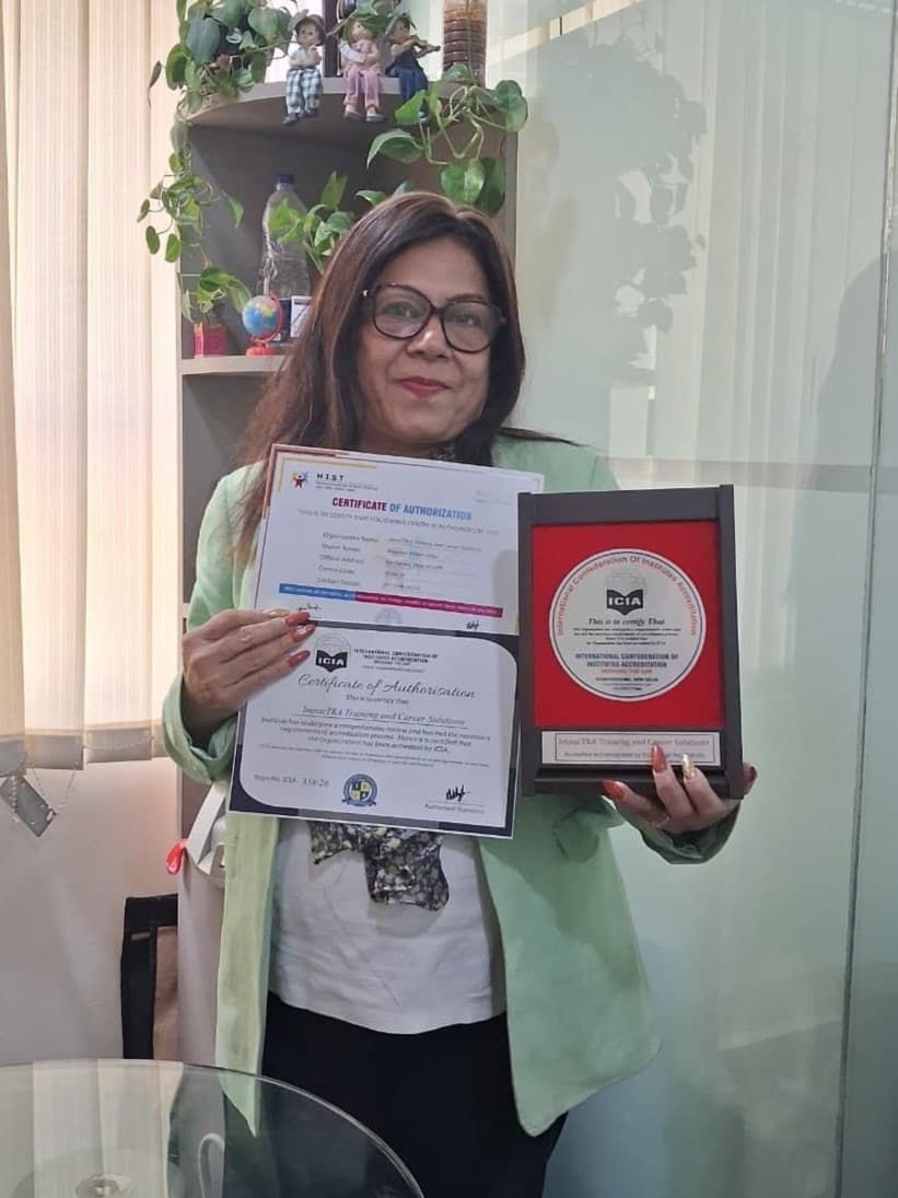 Bharati with NIST and ICIA Accreditation Certificates